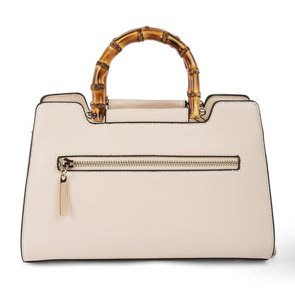 Tresmode Beige Women's Vegan-Friendly Leather Handbag