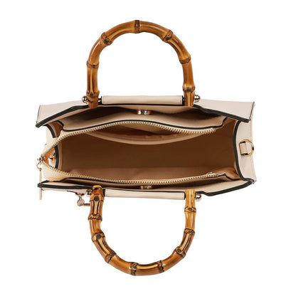Tresmode Beige Women's Handbag With Detachable Straps