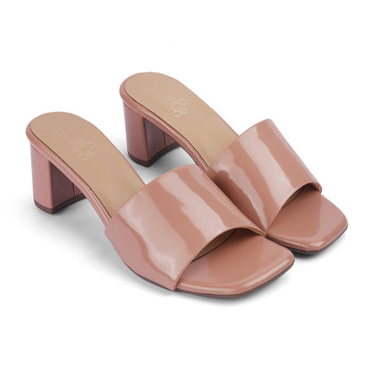 Women's Vegan-Friendly Block Heel Sandals Tresmode