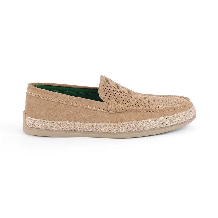 Bath Beige Men's Suede Leather Loafers Tresmode