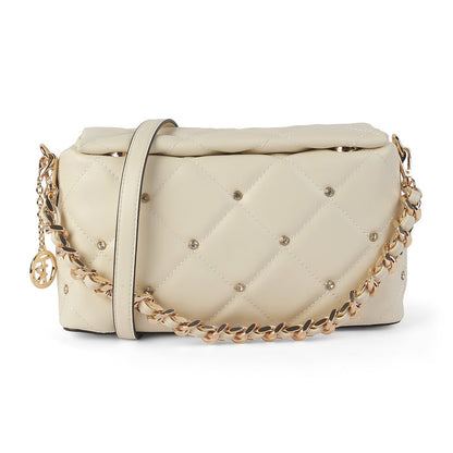 Women's Beige Sling Bag Tresmode