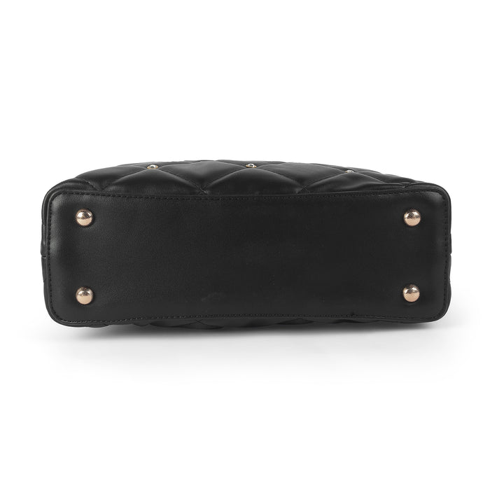 Women's Metallic Buckle Closure Sling Bag Tresmode