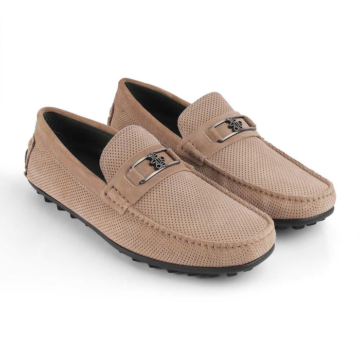 Bren Beige Men's Must-have Driving Loafers Tresmode