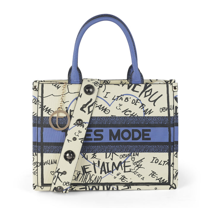 Women's Blue  Handbag Tresmode
