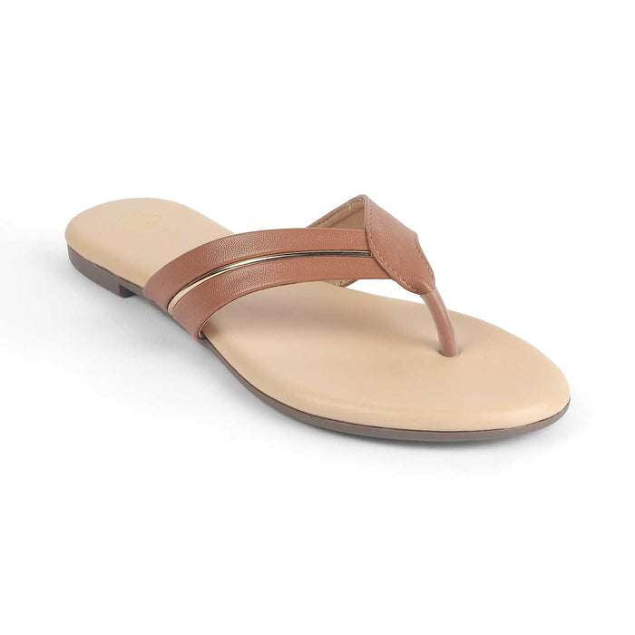 Women's Tan Flats Tresmode
