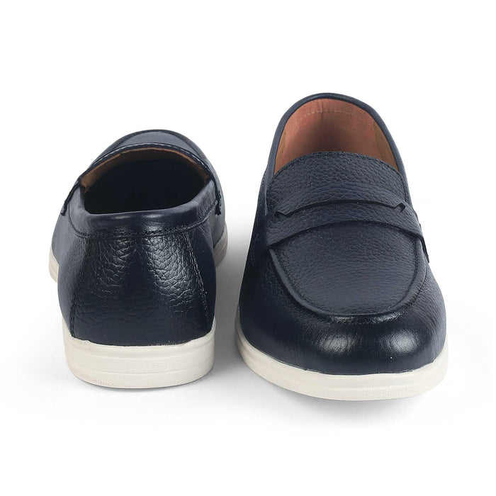 Men's Comfortable Leather Driving Penny Loafers Tresmode