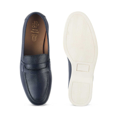 Men's Stylish Leather Driving Penny Loafers Tresmode