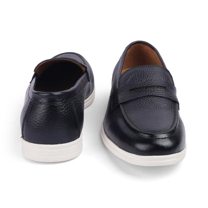Men's Round Toe-shape Driving Penny Loafers Tresmode