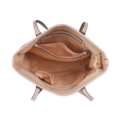 Tresmode Brown Women's Handbag With Three Compartments