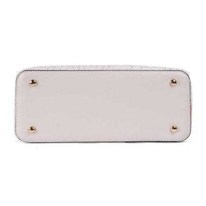 Tresmode White Women's Zip Closure Handbag