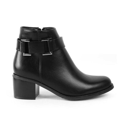 Geneve Black Women's Ankle-length Boots