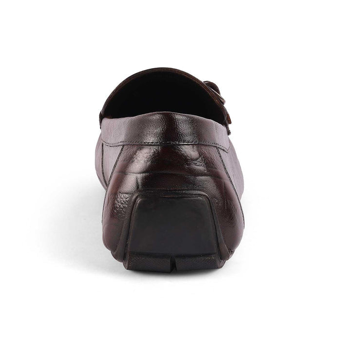 Gioia Brown Men's Genuine Leather Double Monk Shoes Tresmode
