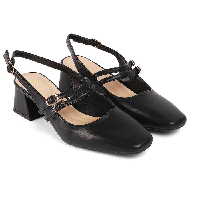 Glampart Black Women's Sophisticated Pumps Tresmode