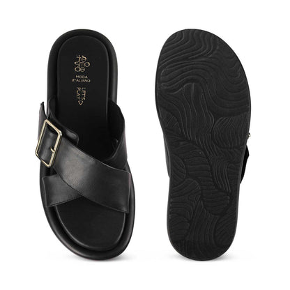 Tresmode Gogoro Black Women's Casual Flats
