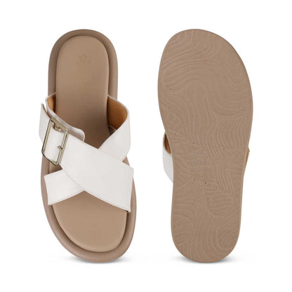 Tresmode Gogoro White Women's Casual Flats