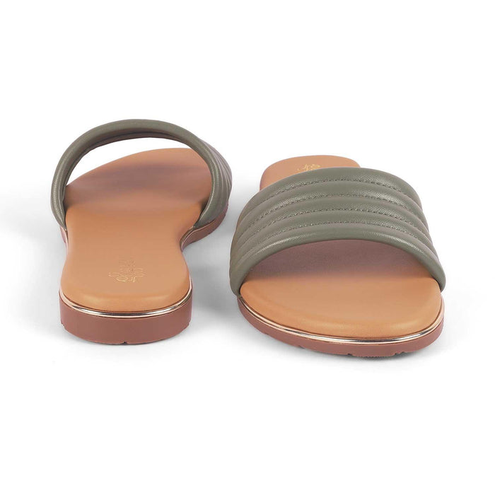 Hars Green Women's Ultra-comfortable Flats Tresmode