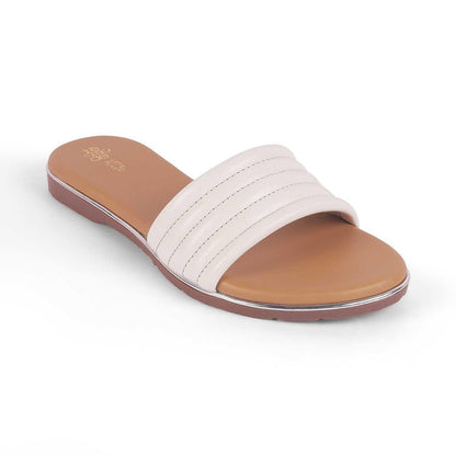 Hars White Women's Vegan-Friendly Flats Tresmode
