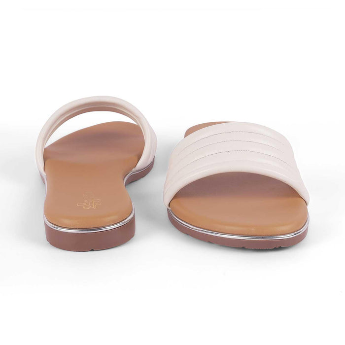 Hars White Women's Ultra-comfortable Flats Tresmode