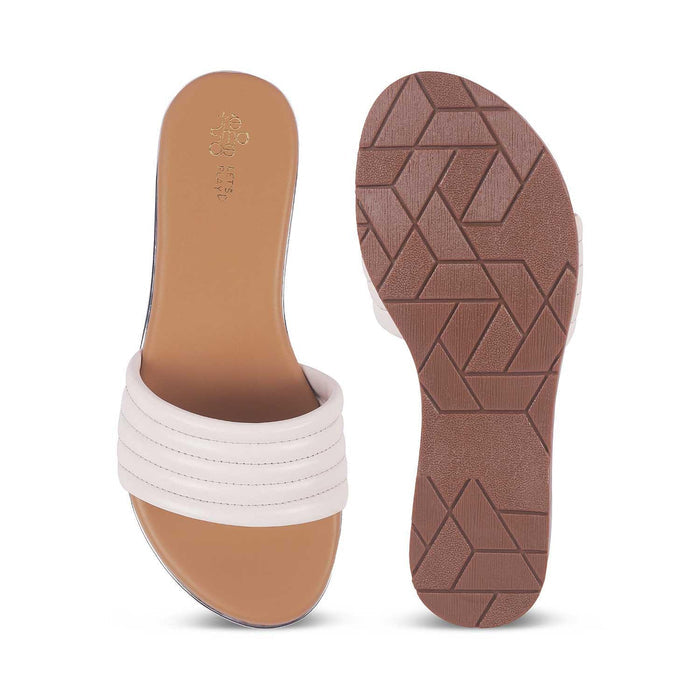 Hars White Women's Modern Flats Tresmode