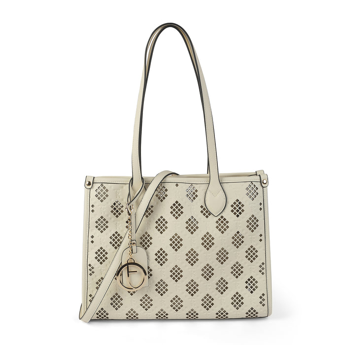 Women's White Handbag Tresmode