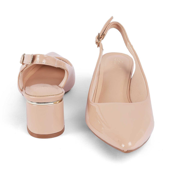 Jane Beige Women's Vegan-Friendly Pumps Tresmode