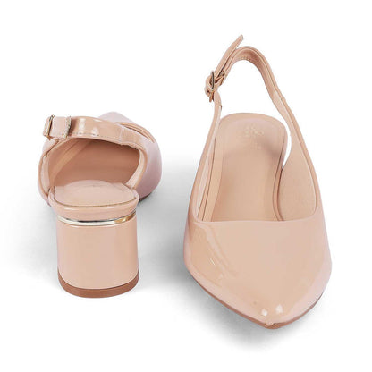 Jane Beige Women's Vegan-Friendly Pumps Tresmode