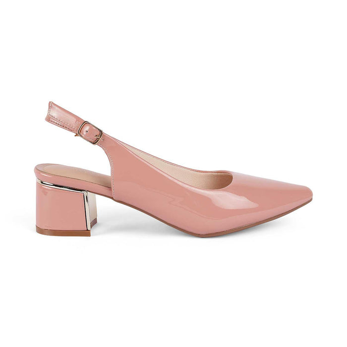 Jane Pink Women's Dress Block Heel Pumps Tresmode