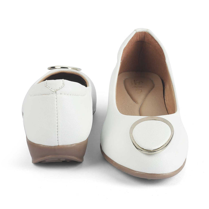 Women's 1-inch Platform Comfortable Ballerinas Tresmode