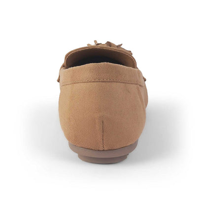 Tresmode Jonum Camel Women's Dress Tassel Loafers