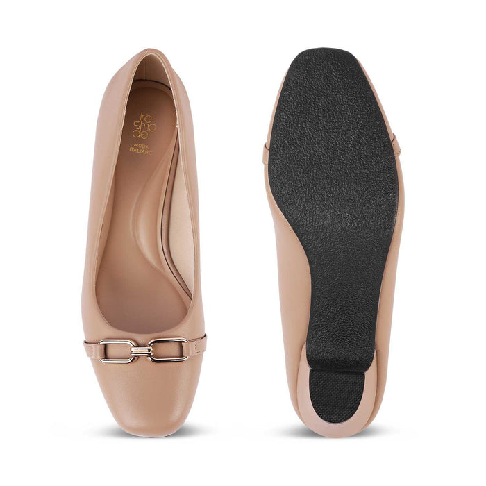 Jovin Khaki Women's Modern and Comfortable Pumps Tresmode