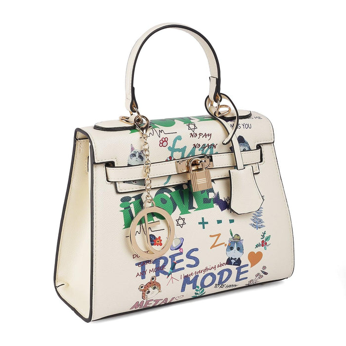 Tresmode White Women's Quirky Handbag