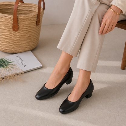 Tresmode Jul Black Women's Dress Pumps