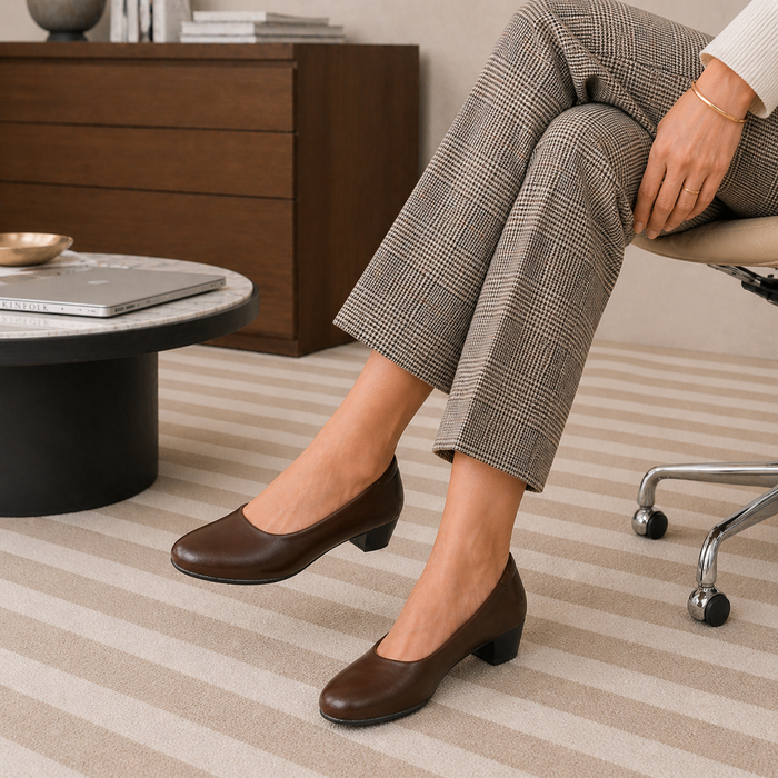 Tresmode Jul Brown Women's Dress Pumps