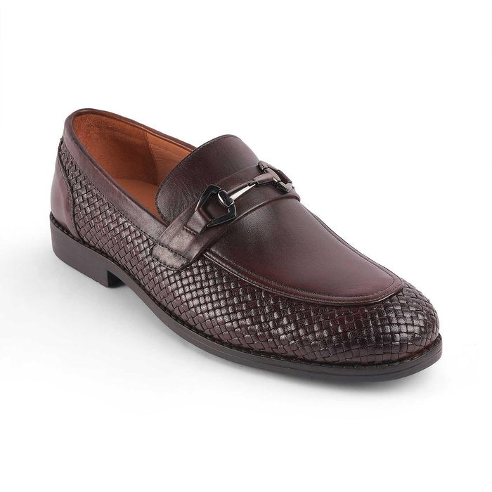 Julio Brown Men's TPR Sole Loafers Tresmode