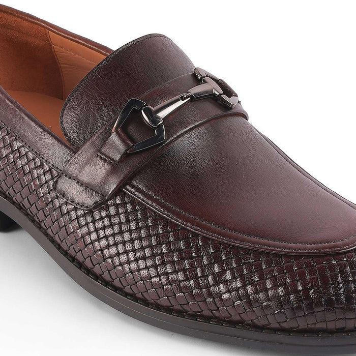 Julio Brown Men's Formal Leather Loafers Tresmode