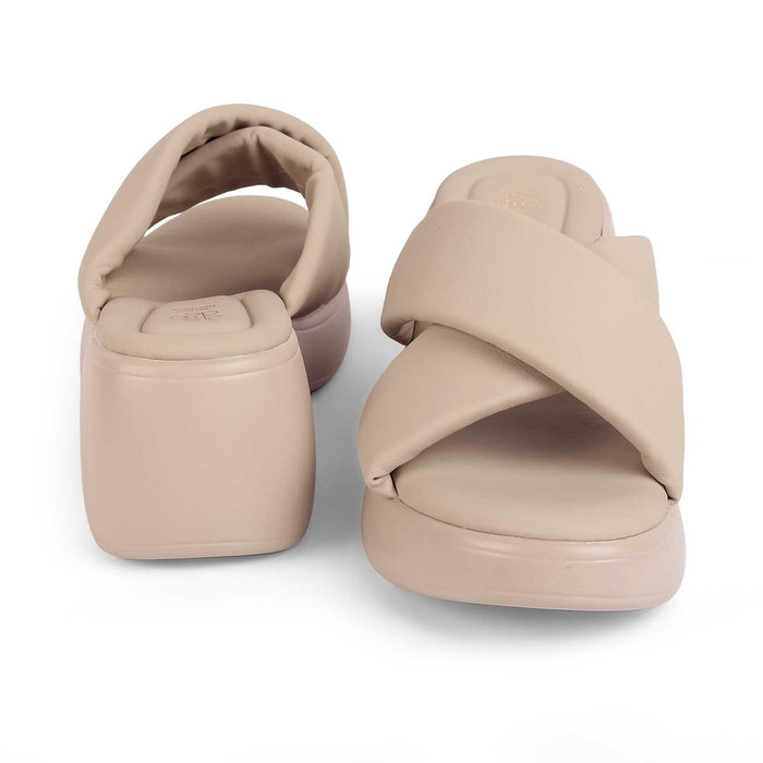 Kishio Grey Women's Criss-cross Wedges Tresmode