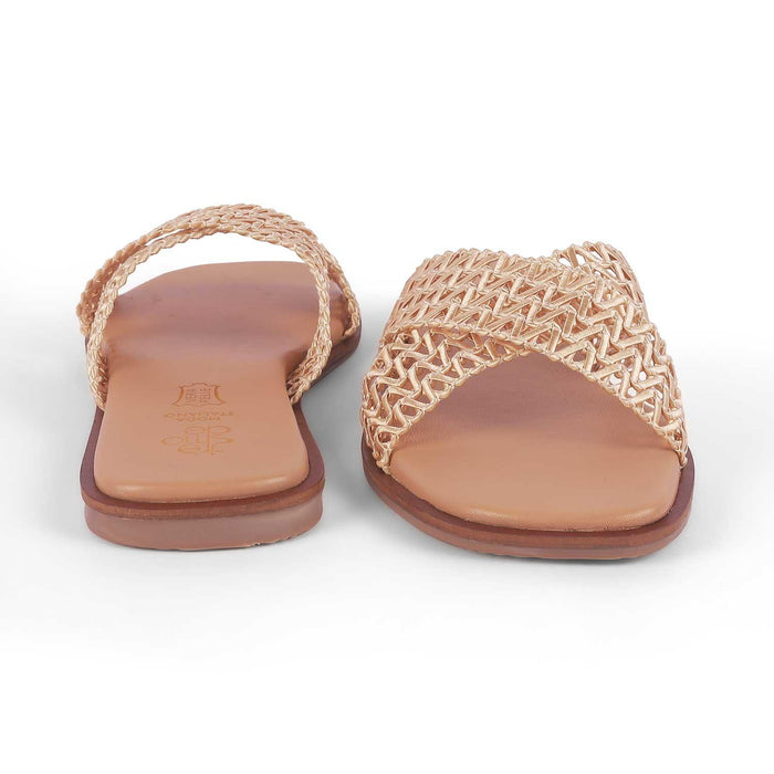 Lace Champagne Women's Ultra-comfortable Flats Tresmode