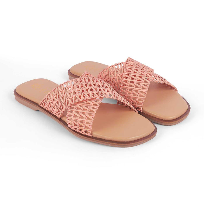 Lace Pink Women's Stylish Flats Tresmode