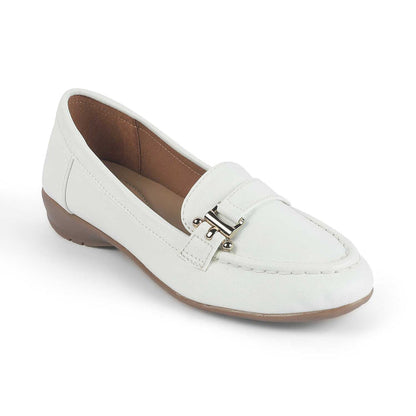 Women's White Loafers Tresmode