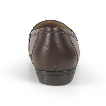 Women's Brown Loafers Tresmode