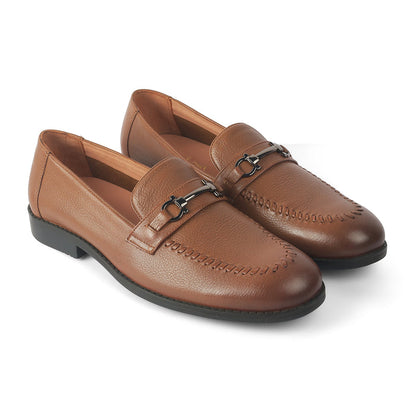 Men's TPR Sole Leather Loafers Tresmode