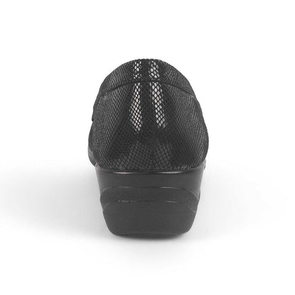 Marcoval Black Women's Vegan-Friendly Wedge Loafers Tresmode