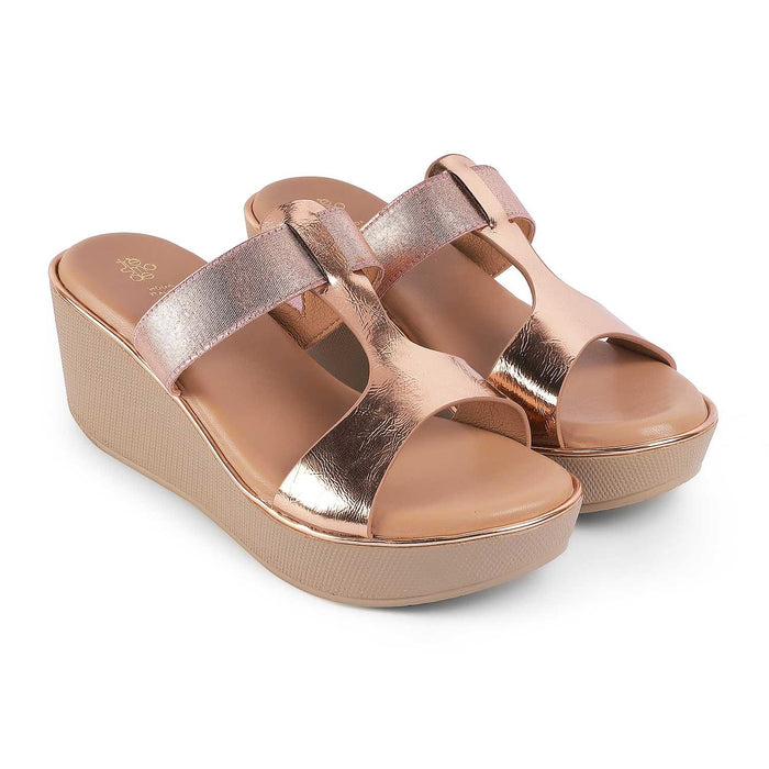 Women's TPR Sole Wedge Heel Sandals Tresmode