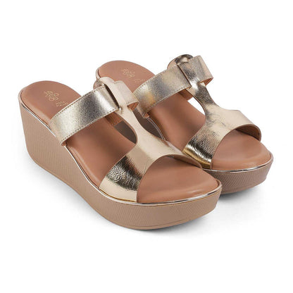 Women's TPR Sole Wedge Heel Sandals Tresmode