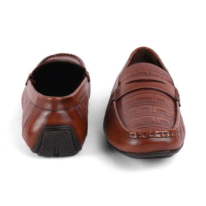 Miland Tan Men's Daily Wear Loafer Shoes Tresmode