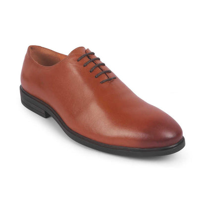 Monford Tan Men's Genuine Leather Lace Ups Tresmode