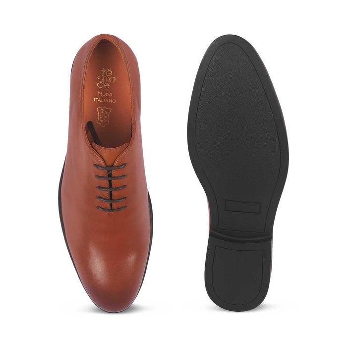 Monford Tan Men's Sophisticated Lace Ups Tresmode