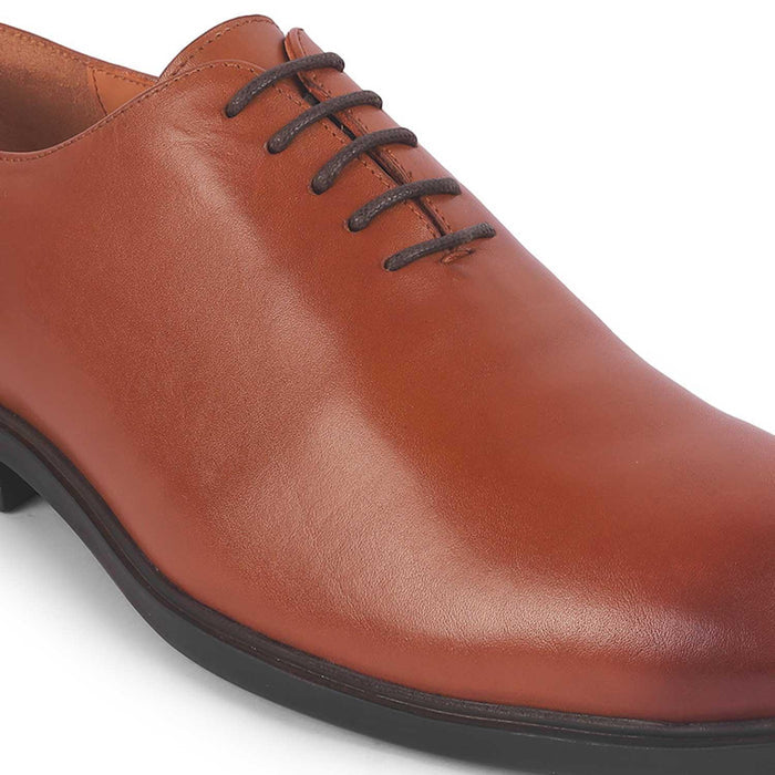 Monford Tan Men's Formal Oxford Lace Ups Tresmode