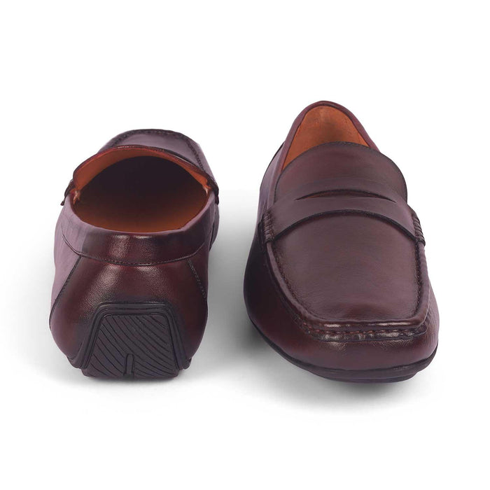 Monto Wine Men's Versatile Loafers Tresmode