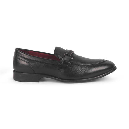 Morko Black Men's Leather Loafers Tresmode